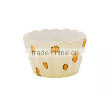 Printed Souffle Ceramic Baking Cup Wholesale made in china