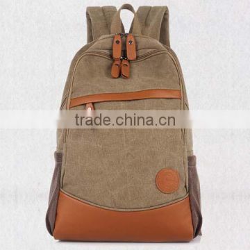 Europe and the American Backpack, School Retro Canvas Backpack (BBZ001)