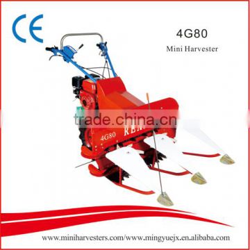 Mini rice and wheat harvester rice cutter