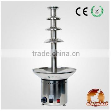CHOCOLAZI ANT-8086 Auger 5 tiers 304 stainless steel commercial chocolate fountain of chocolate fountain best