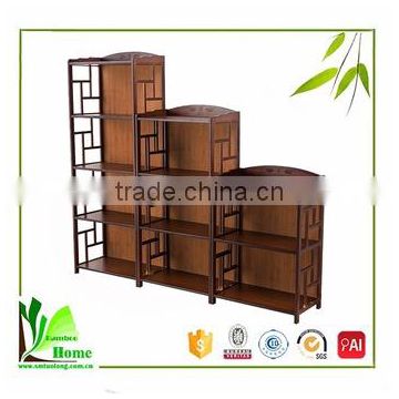 4 Tiers Fodling Bamboo book shelf wooden