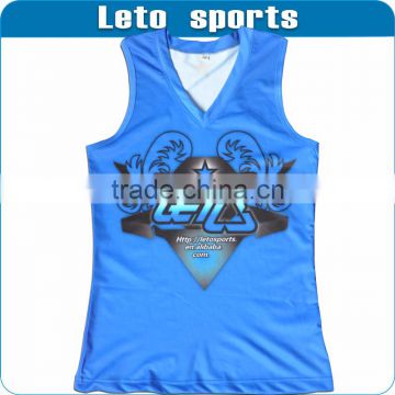 100% polyester sublimated running singlet/wholesale running singlet/cheap running singlet