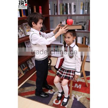 Kids Clothing Stores Plaid Fabric for School Uniforms Primary School Uniforms