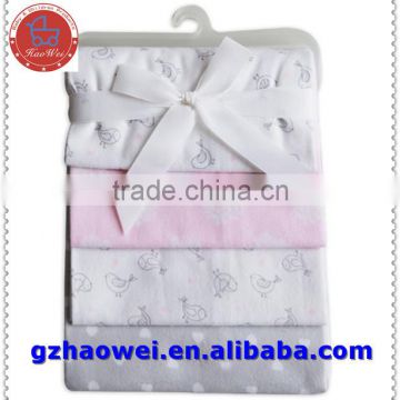 Floral Cotton Baby Receiving Blanket