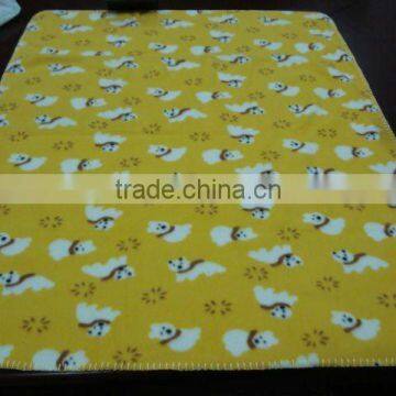 Rotary printing polar fleece kids blanket