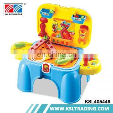 Pretend play tool set toys storage chair made in china