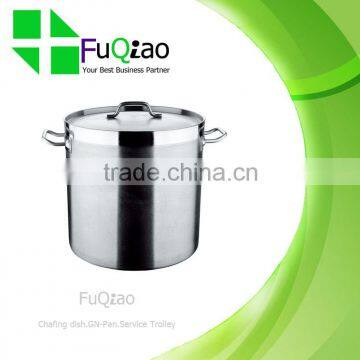 04 style High Body Commercial Stainless Steel Stock Pot Soup Pot with Compound Bottom