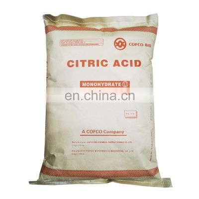 High Quality Citric Acid Monohydrate 8-40 Mesh Food Grade COFCO Brand