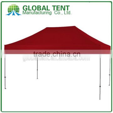 Aluminum Folding Trade Show Tent 3x4.5m ( 10ft X 15 ft) with Red Canopy & Valance(Unprinted)