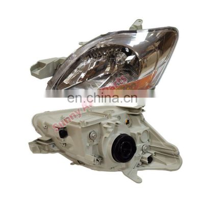 Factory Outlet 2007 Vios Headlight Head Lamp Body Parts for Toyota Yaris Vitz 2008-2013 USA type
