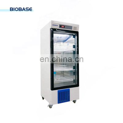 BIOBASE Blood Bank Refrigerator BBR-4V250 mini refrigerator glass door for laboratory or Hospital