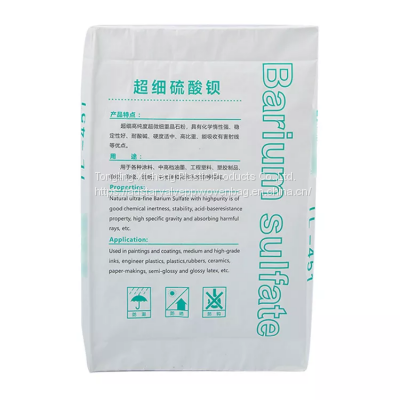 Moisture Proof Heat Seal wheat flour food 25kg kraft paper bag