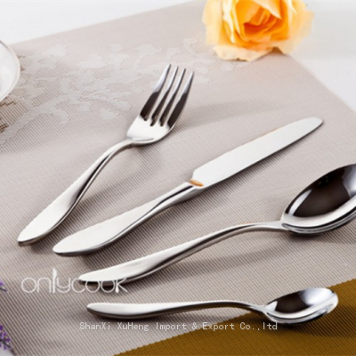 Wholesale 304 Stainless Steel Cutlery Set Wedding Household Silverware