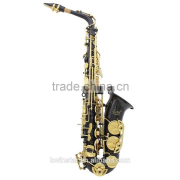 Metal black cheap alto saxophone case SAX