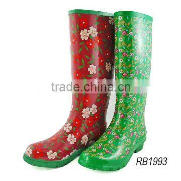 Ladies' High Heel Rubber Boots / Rain Boots / Boots