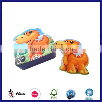 education toys 2016 cardboard animal children toy puzzle