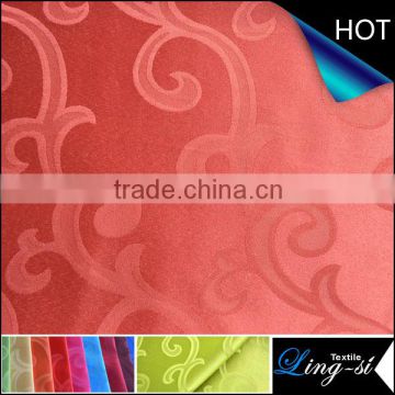 Polyester Jacquard Satin Fabric for Curtain DSN402