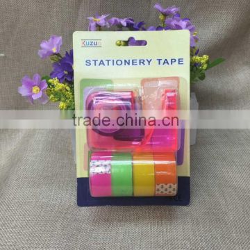 Cellophane tape dispenser arrange ushering color tape aspiration carvin set can be customized LOGO