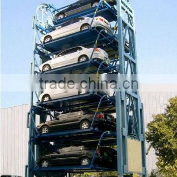 Automatic carrousel car parking system