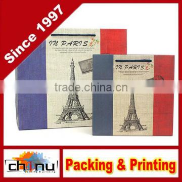 Art Paper White Paper Gift Shopping Promotion Bag (210057)