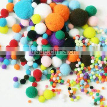China factory supply beautiful multi colors polypropylene pom poms for party or wedding decoration                        
                                                Quality Choice