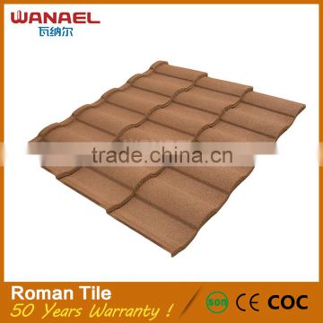 Roofing material types Roman tile durability quality flat roof tiles