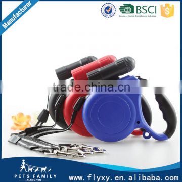 Portable cheap leather straps for dog leash invisible dog leash led leash