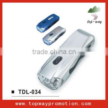 Hot sell promotion manual dynamo torch