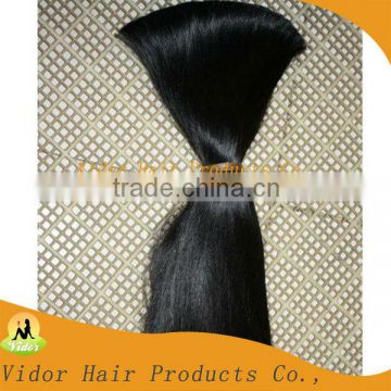 100% Pure Virgin Indian Temple Hair/Indian Remy Hair/Indian Hair Bulk