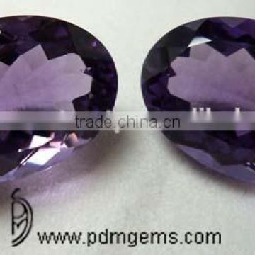 Oval Shape Cut Amethyst Loose Calibrated Gemstone, Amethyst Cut Stone
