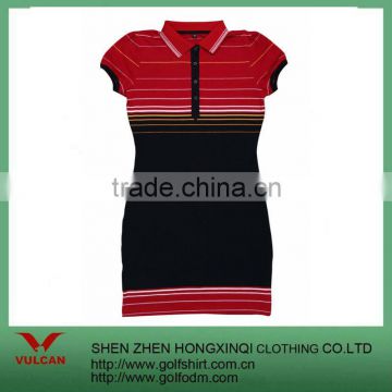 2013 New design 100% Cotton Stripe Slim fit Ladies Sport long skirt