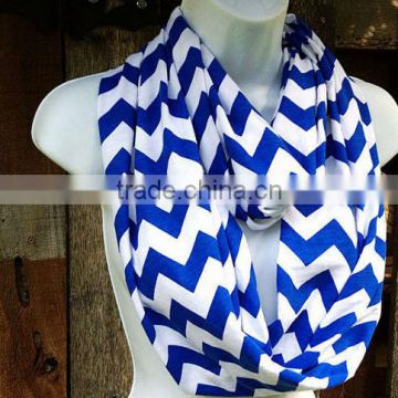 Wholesale baby scarf baby cotton scarf baby navy chevron scarf