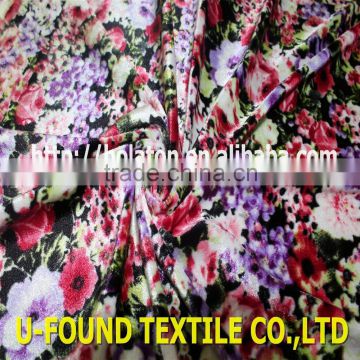 Good Flower KS Velvet Polyester Spandex Velvet Fabric For Garment