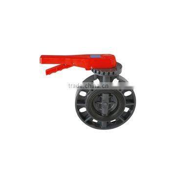 Plastic PVC Butterfly Valve DIN JIS ASTM