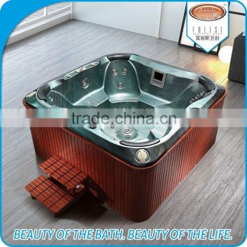 Outdoor whirlpool massage spa hot tub bathtub