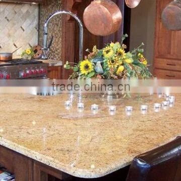 Best selling yellow granite Madura Gold counter tops