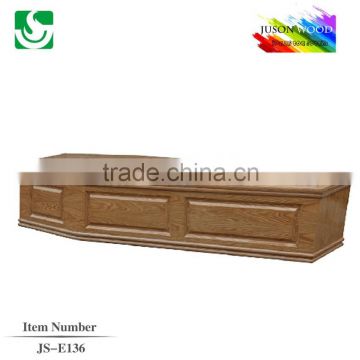 JS-E136 wholesale good price coffin factory