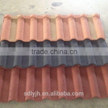 COLORFUL STONE COATED STEEL ROOFING TILE