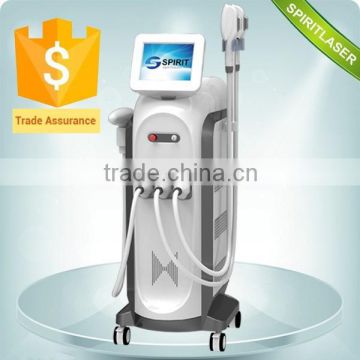 3 in 1 Germany Connector Medical CE Movable TFT Screen professional ipl face treatment 10HZ