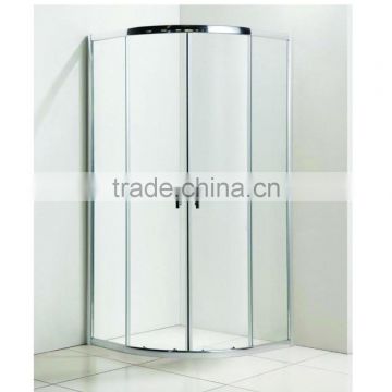 6mm Arc Shape Safety Toughened Glass Shower Room