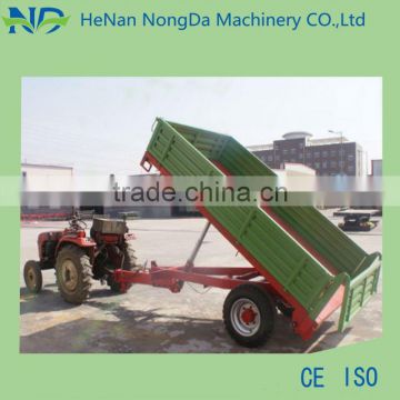 Hot selling two axles farm trailer