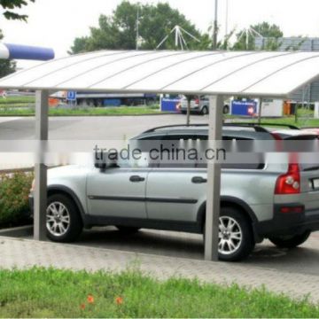 Pulling style modern prefab carport with strong aluminium frame