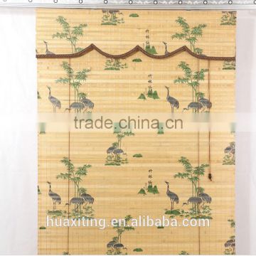 Standard digital bamboo printed day and night roller blind