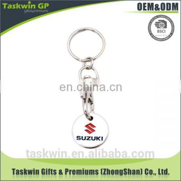 20% off in stock shopping cart coin keychain, shopping trolly coin