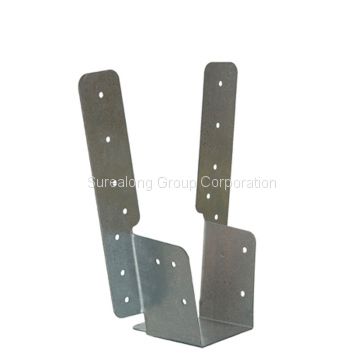 Hot dipped steel building material hardware for wood timber connector decorative joist hanger