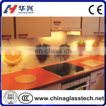 Beautiful Impact-resistant Colored Tempered Glass For Kitchen Cabinets