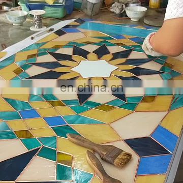 Hot sale 3mm Factory Church Tempered Stained Glass