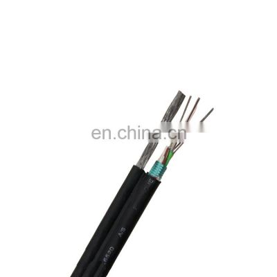 GYTC8S figure 8 overhead cable Fiber Outdoor 6~144 Core Single Mode Self Support Messenger Wire Aerial 48 core