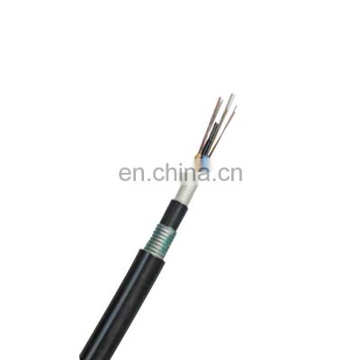 Factory Supply 24 Core Direct Buried Double Armored Single Mode Fiber Optic Cable Gyta53 For Duct Direct Buried Price Meter