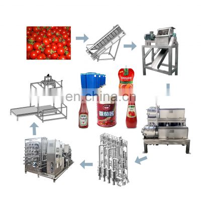 Commercial industrial production packaging line tomato paste kechup
